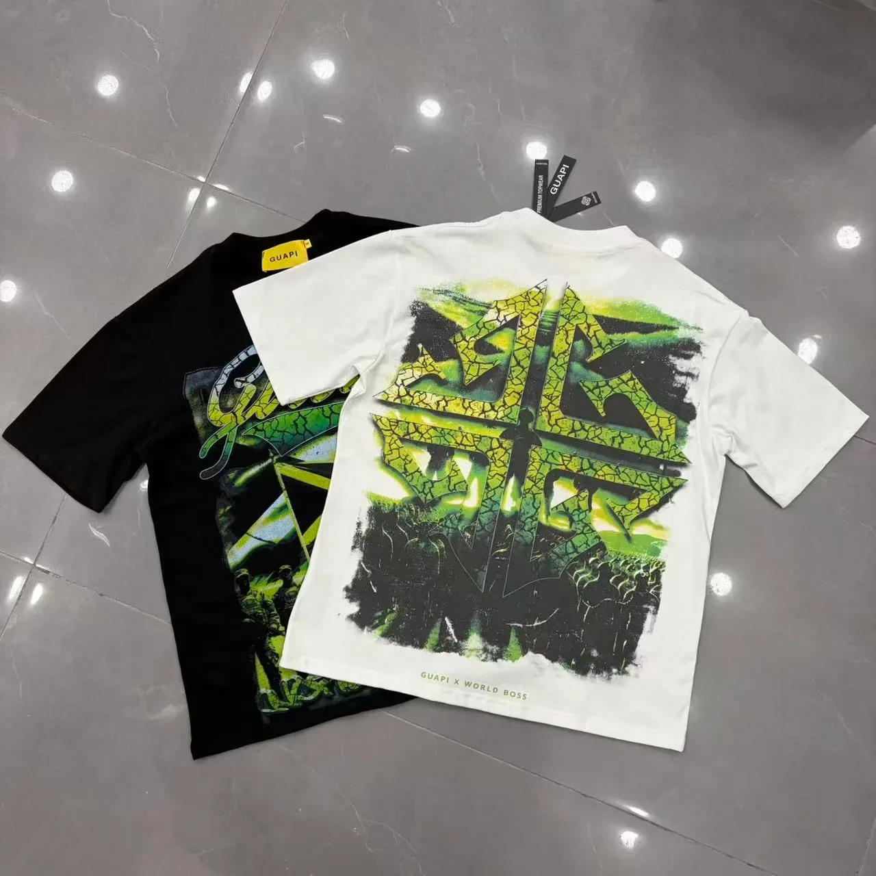 GUAPI Graphic Print Oversized T-Shirt 2