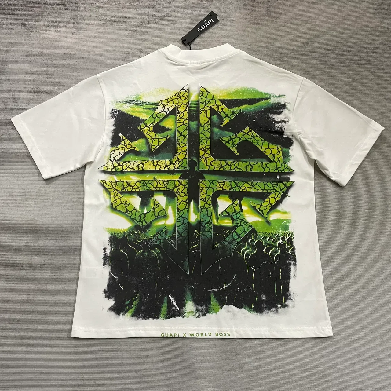 GUAPI Graphic Print Oversized T-Shirt 7