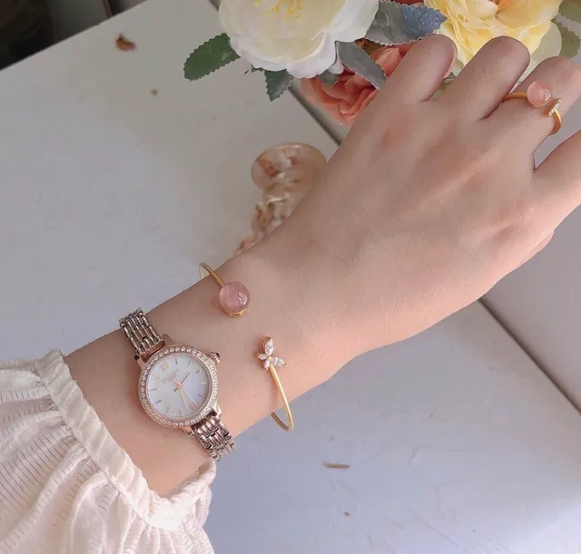Lola Rose London 水晶表圈 玫瑰金 石英手表 6
