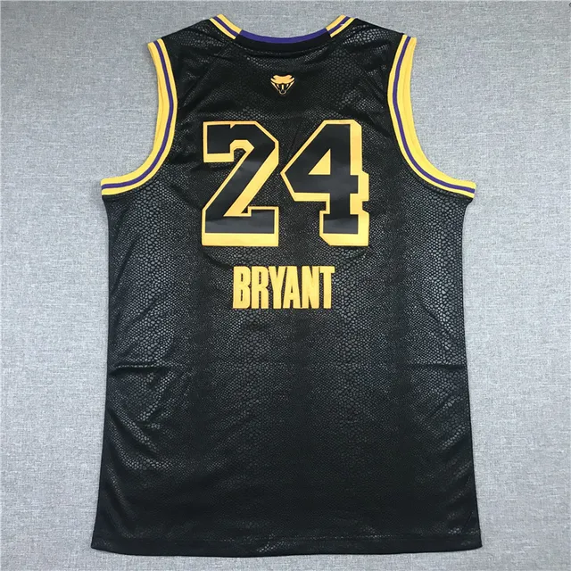 Mamba 24 Snake Black बास्केटबॉल जर्सी 2