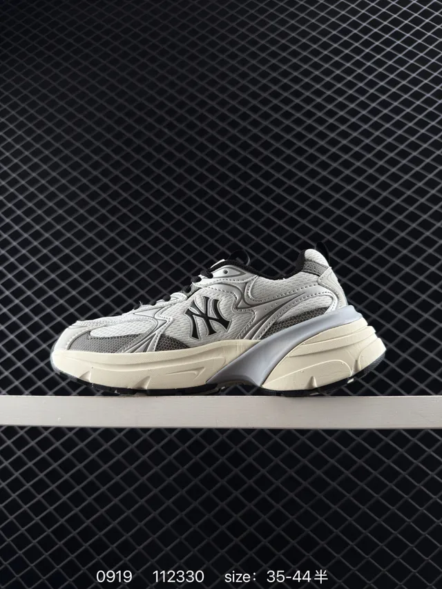 MLB Chunky Liner Gray and Black Chunky Sneakers 6