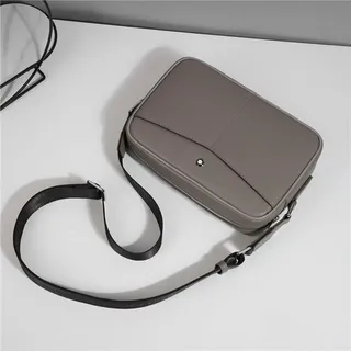 Montblanc Meisterstück Bolso Cruzado Estructurado Taupe Gris 6