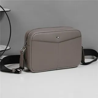 Montblanc Meisterstück Bolso Cruzado Estructurado Taupe Gris 9