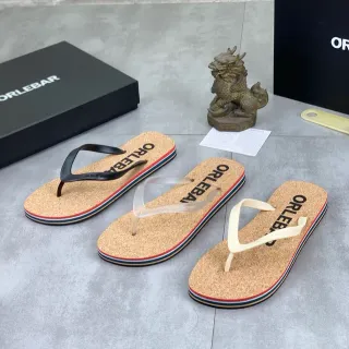 ORLEBAR أحذية مزلاج مع نعل كورك