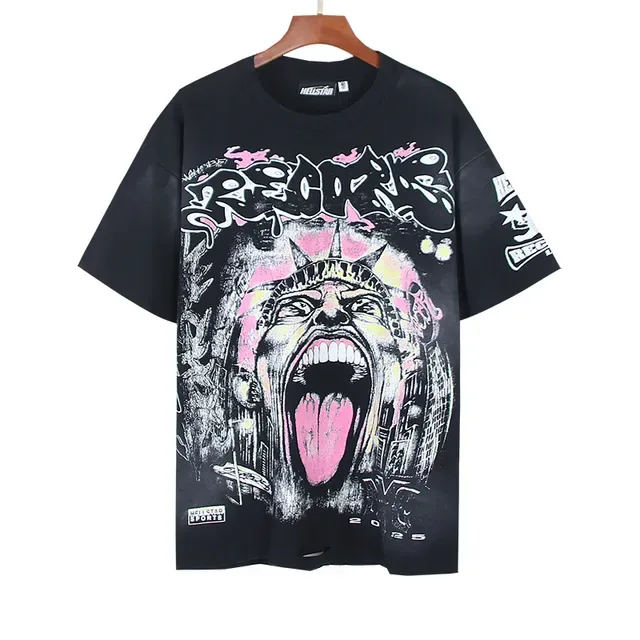 Oversized Double-Sided Graphic Print T-Shirt 5