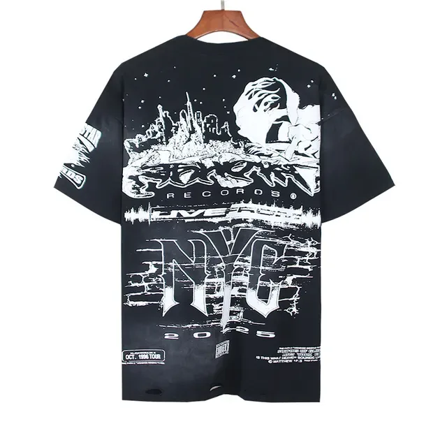 Oversized Double-Sided Graphic Print T-Shirt 6