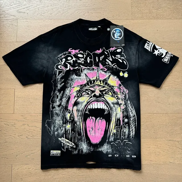 Oversized Double-Sided Graphic Print T-Shirt 8