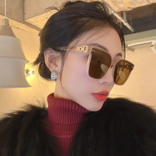 Oversized Tortoiseshell Gradient Brown Sunglasses 4