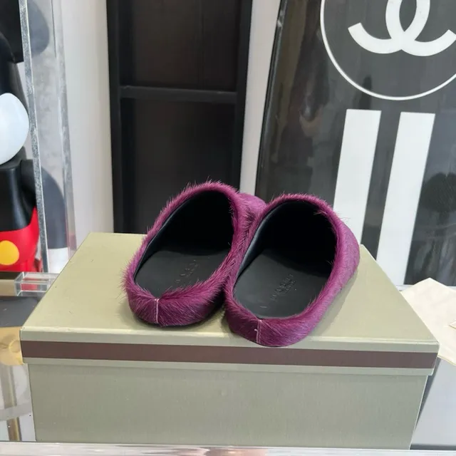Purple Fur Slip-On Slippers 4
