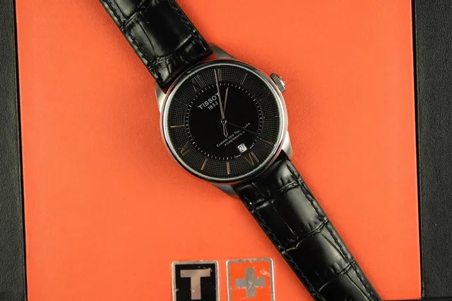Tissot Chemin des Tourelles Powermatic 80 Black Dial Mechanical Watch 7