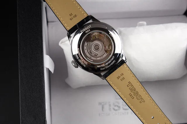 Tissot Chemin des Tourelles Powermatic 80 Black Dial Mechanical Watch 8