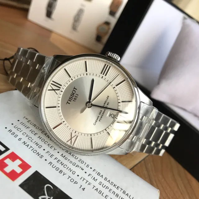 Tissot Chemin Des Tourelles Powermatic 80 Silver-Tone Mechanical Watch 3