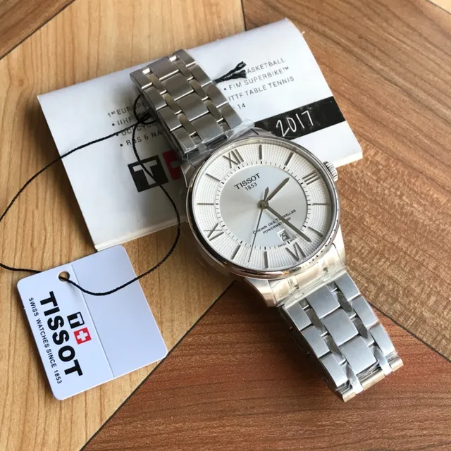 Tissot Chemin Des Tourelles Powermatic 80 Silver-Tone Mechanical Watch 9