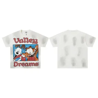 تيشيرت أوفرسايز بطبعة جرافيك Valley Dreams