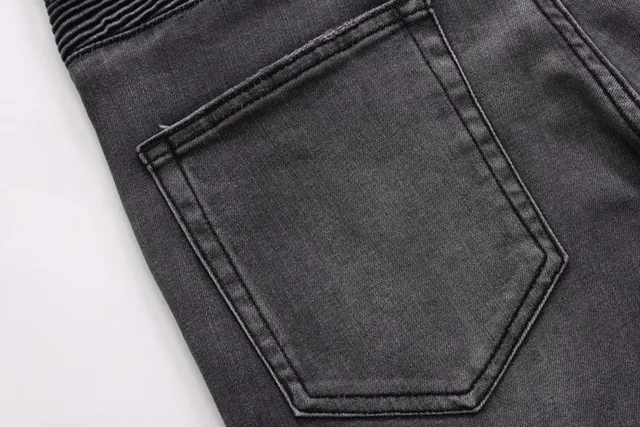Washed Black Distressed Moto Panel Jeans 10