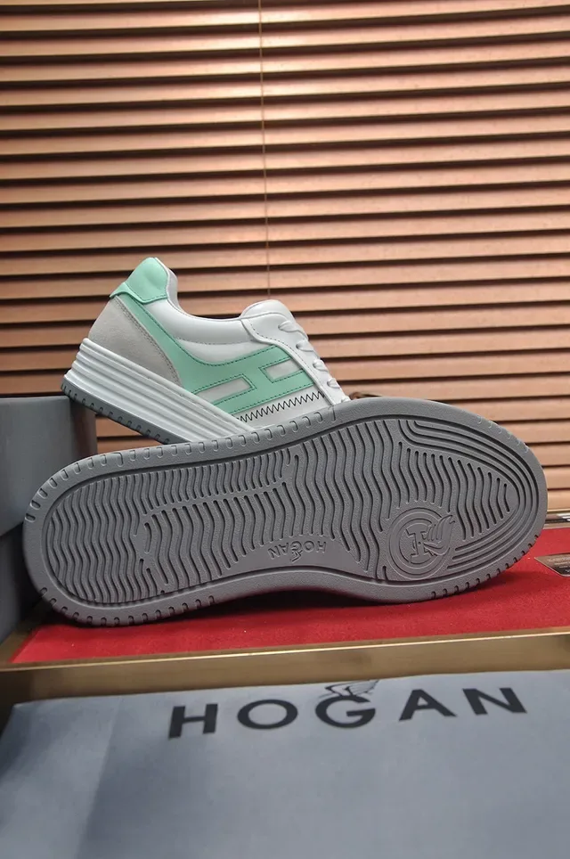 White and Mint Green Platform Lifestyle Sneaker 4