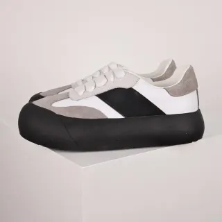 Blanco, Negro, Gris, Zapatillas Chunky Plataforma Lifestyle