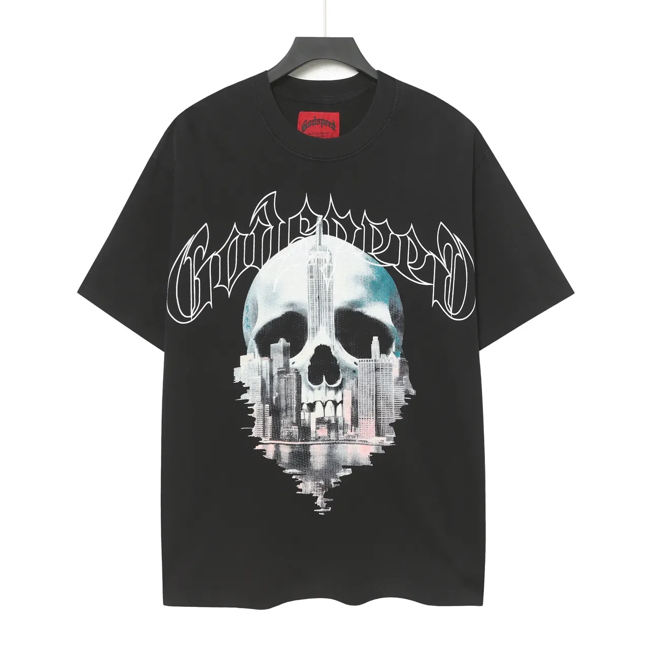 Godspeed Skull City Graphic Oversized T-Shirt 2