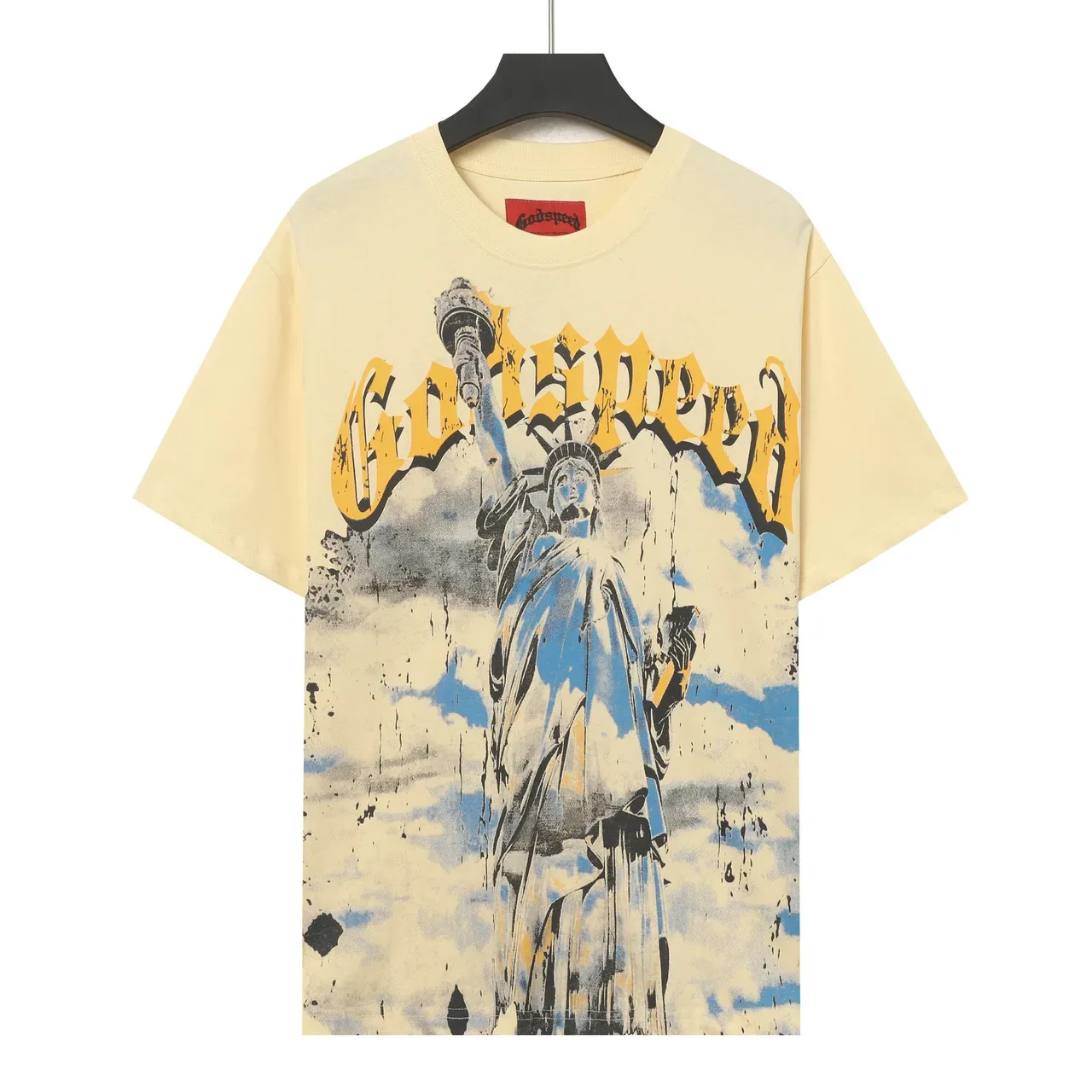 Godspeed Statue of Liberty Graphic Print T-Shirt 6