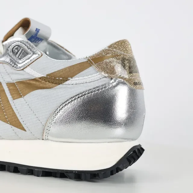 Golden Goose Plata Oro Superior Metálica Superposición Estrella Zapatos Lifestyle 4