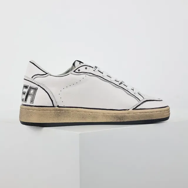 Golden Goose Superstar أبيض أسود نجم لوجو نمط حياة حذاء 7