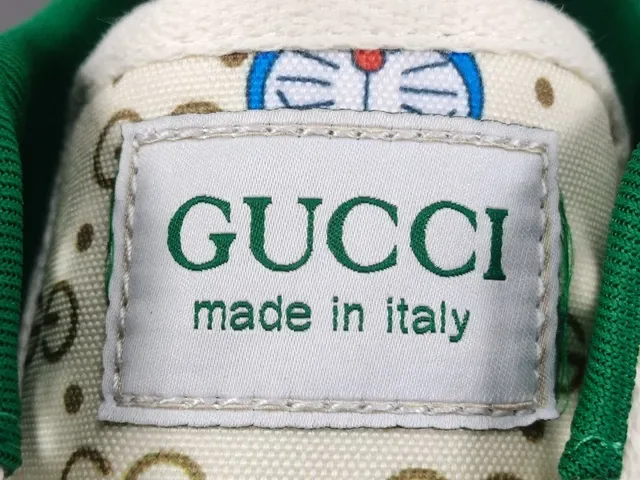 Gucci Ace Doraemon impresión canvas lifestyle zapatillas 5