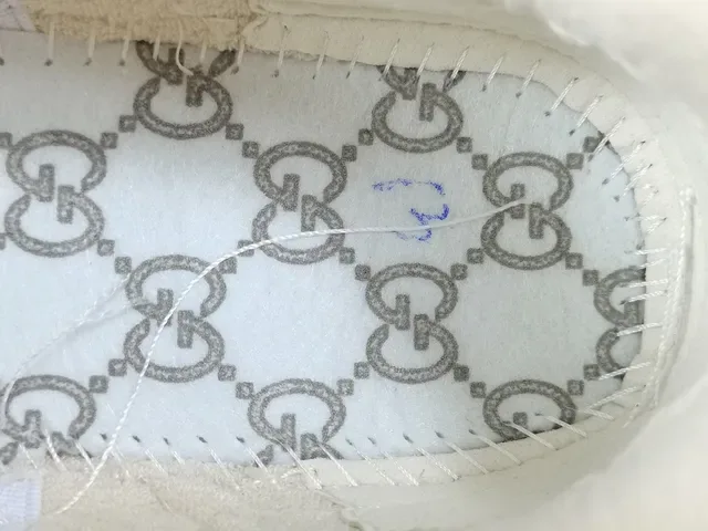 Gucci বেইজ লাল প্ল্যাটফর্ম সোল GG মনোগ্রাম টেক্সটাইল লাইফস্টাইল স্নিকার 2