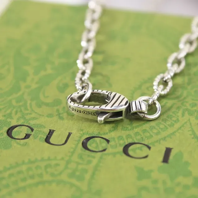 Gucci Double G Interlocking Pendant Necklace 8