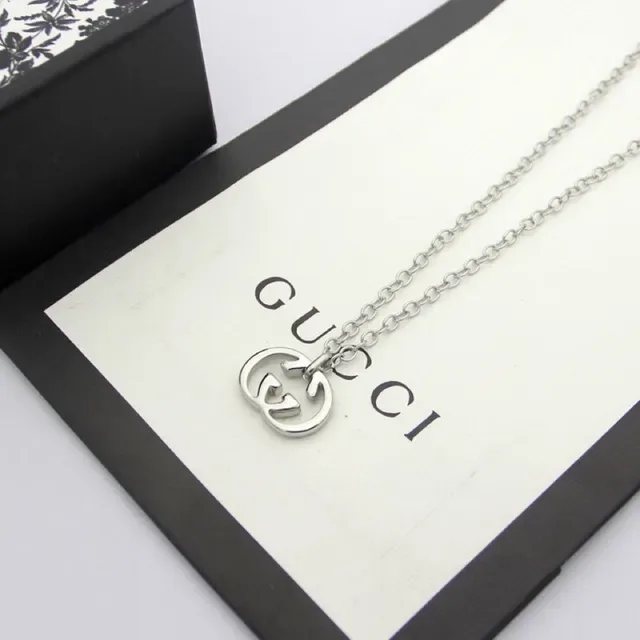 Gucci GG Marmont Interlocking G Gold-Tone Necklace 5