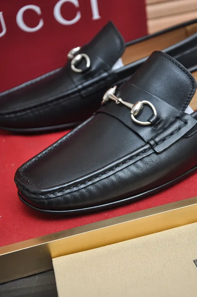 Gucci Horsebit 1955 Mocasines de cuero negro 2