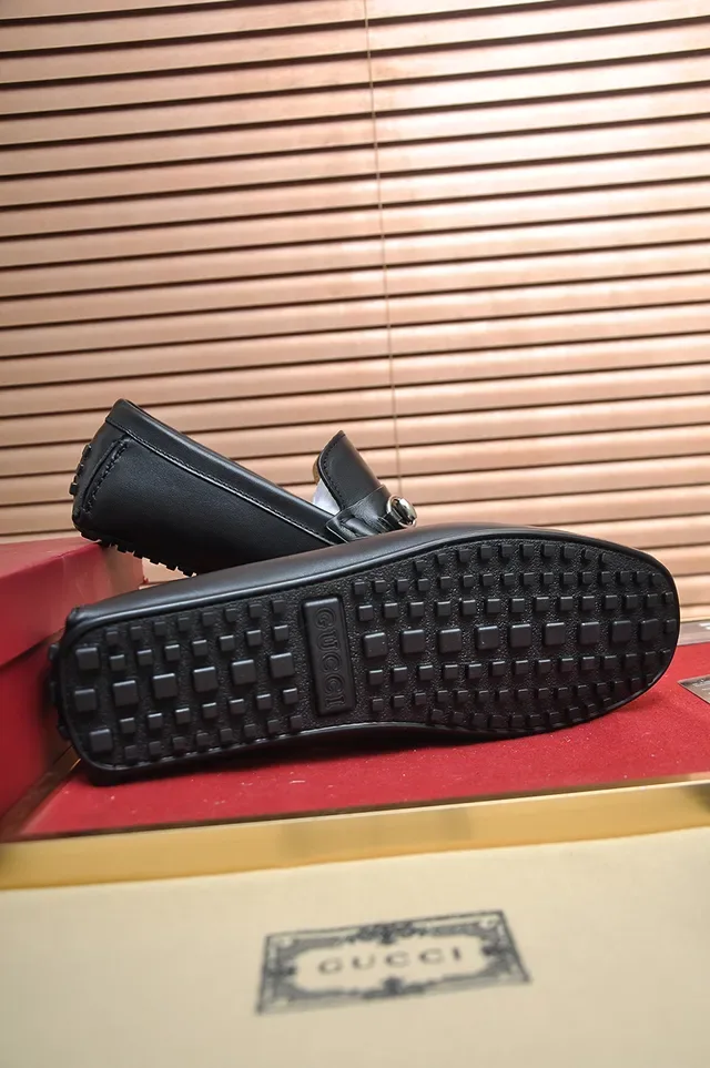 Gucci Horsebit 1955 Mocasines de cuero negro 3