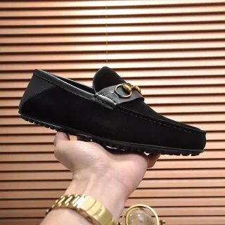 Gucci Horsebit 1955 কালো সুয়েড লোফার