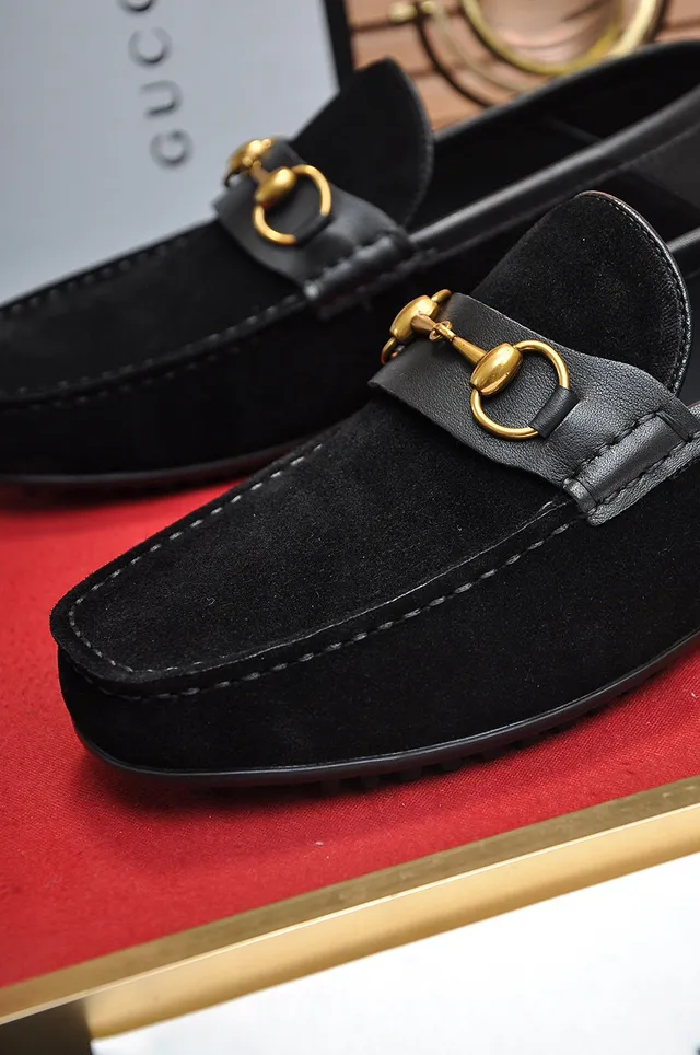Gucci Horsebit 1955 Black Suede Loafer 3