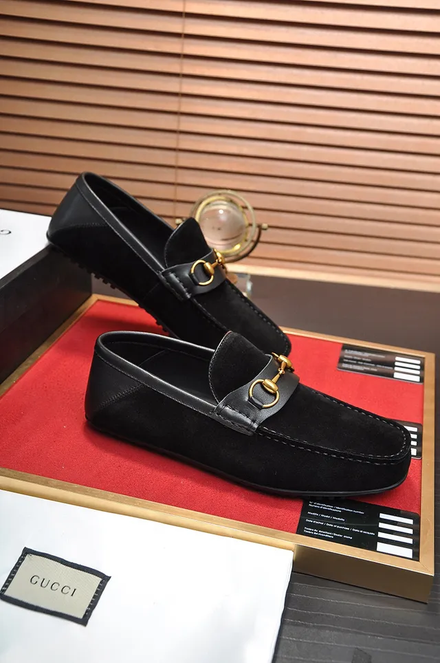 Gucci Horsebit 1955 Black Suede Loafer 5
