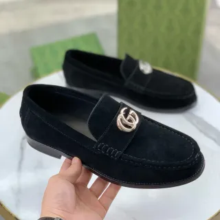 Gucci Horsebit 1955 Mocasines de Ante Negro