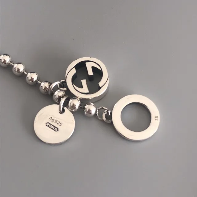 Gucci Interlocking G Ball-Chain Toggle Bracelet 7