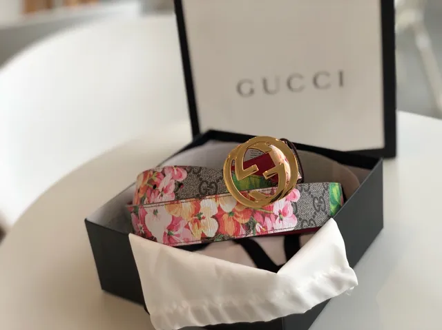 Gucci Ophidia Floral GG Supreme Leather Belt 6