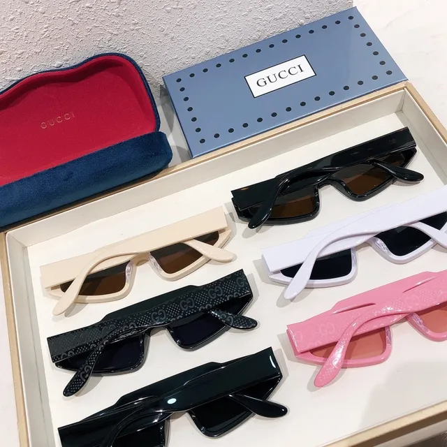Gucci Screener Monogram Black Gradient Lens Sunglasses 4