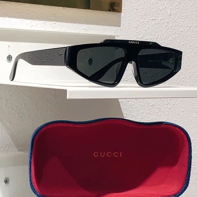 Gucci Screener Monogram Black Gradient Lens Sunglasses 5