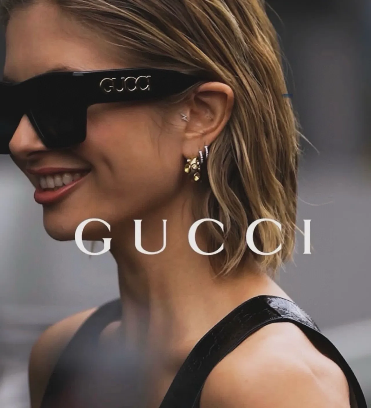 Gucci Screener Oversized Square Acetate Sunglasses 7