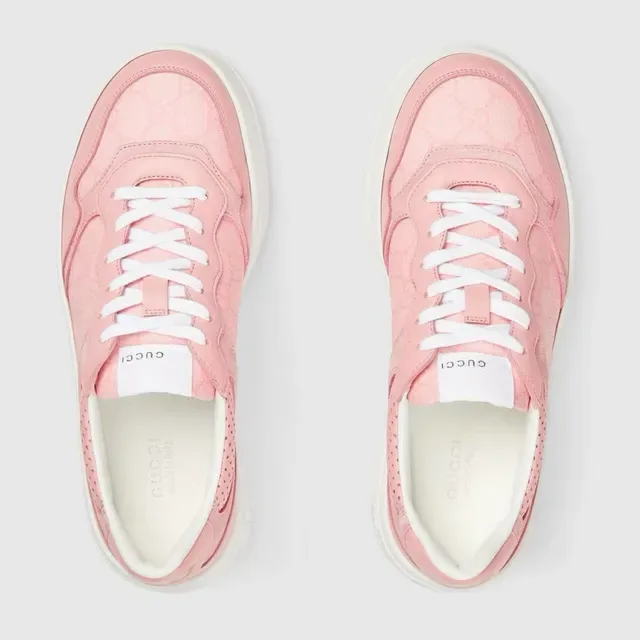 Gucci Screener Pink Monogram zapatillas lifestyle 3