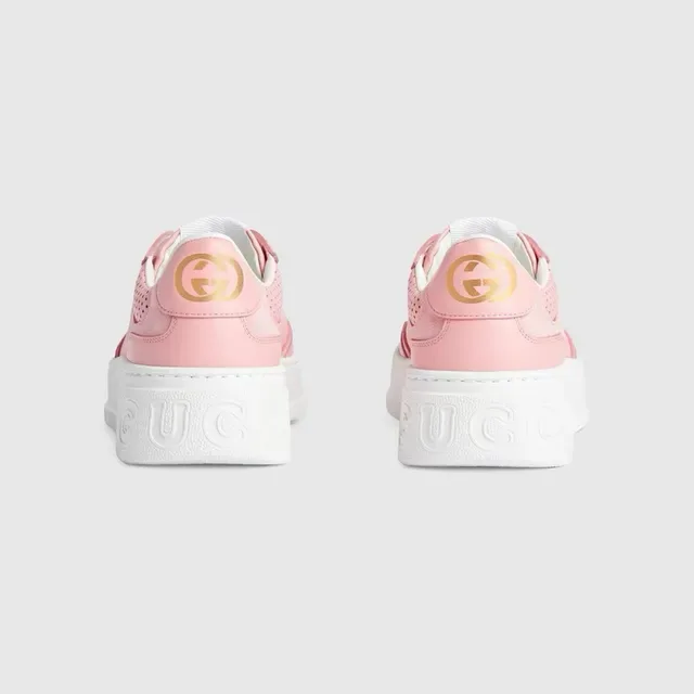 Gucci Screener Pink Monogram zapatillas lifestyle 4