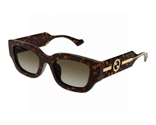 Gucci Screener Vermelho Rosa Moldura Retangular de Acetato Grosso Patas Óculos de Sol 2