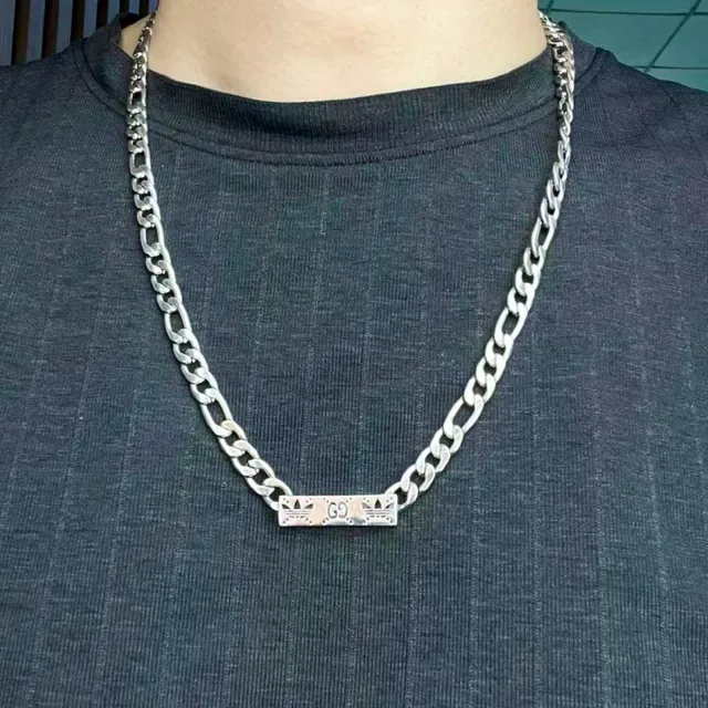 Gucci Collier Chaîne Curb Chunky Argent Poli 2