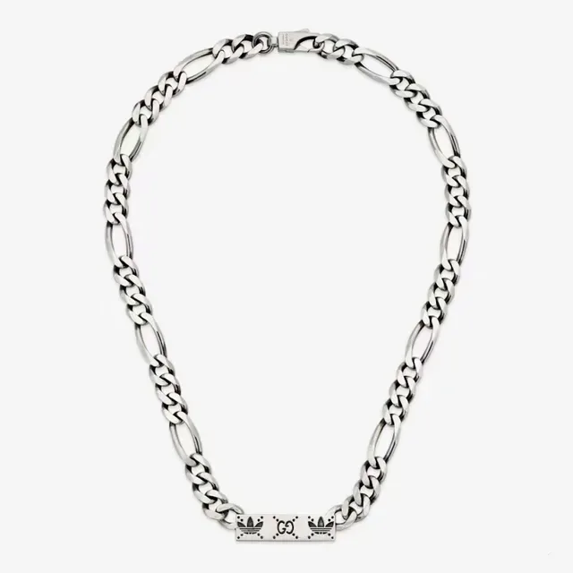 Gucci Collier Chaîne Curb Chunky Argent Poli 8
