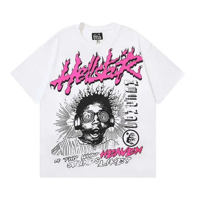 Hellstar Graphic Flame Print Oversized T-Shirt 16