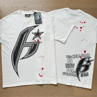 Hellstar Graphic-Print Crew-Neck Short-Sleeve T-Shirt