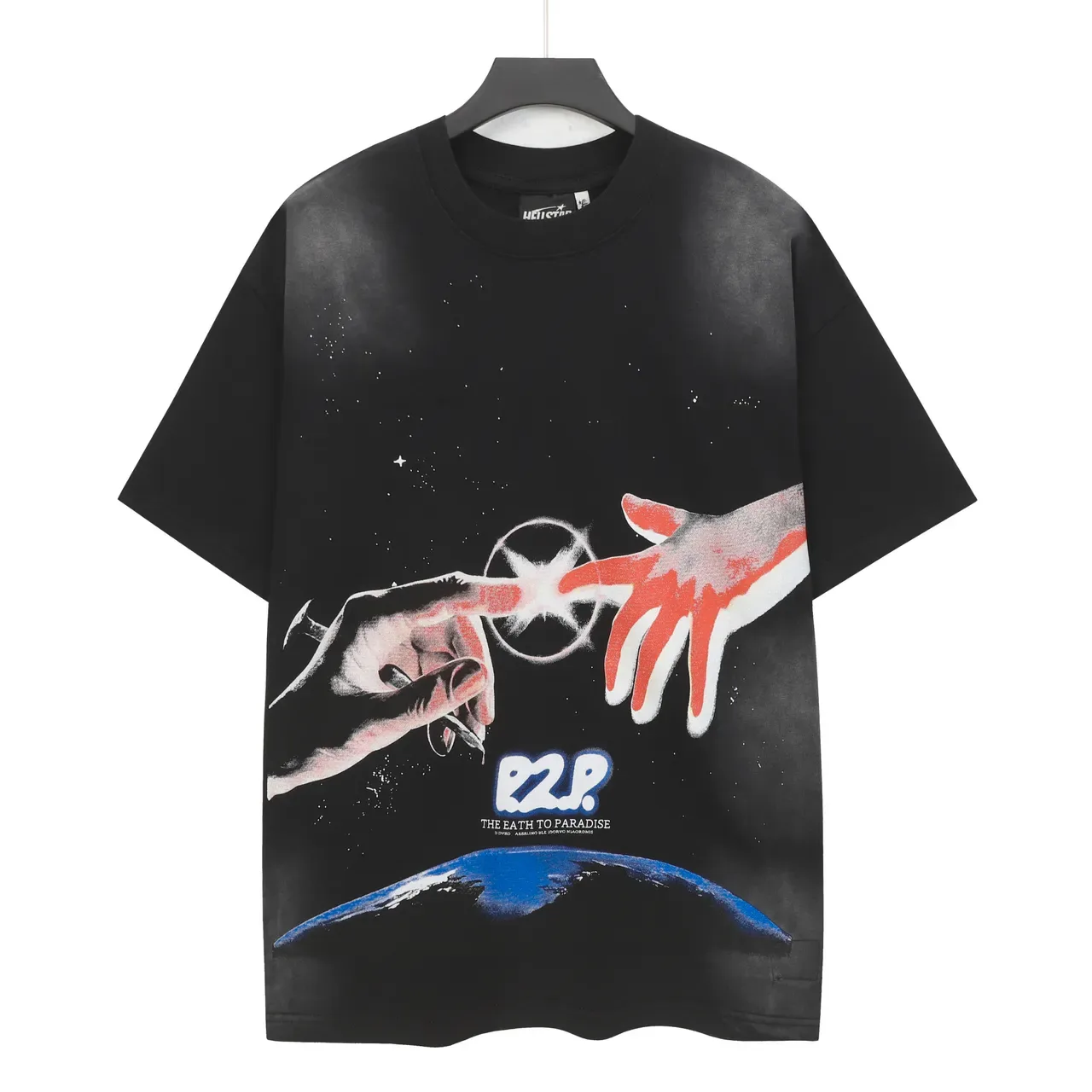 Hellstar Graphic Print Oversized Black T-Shirt 3