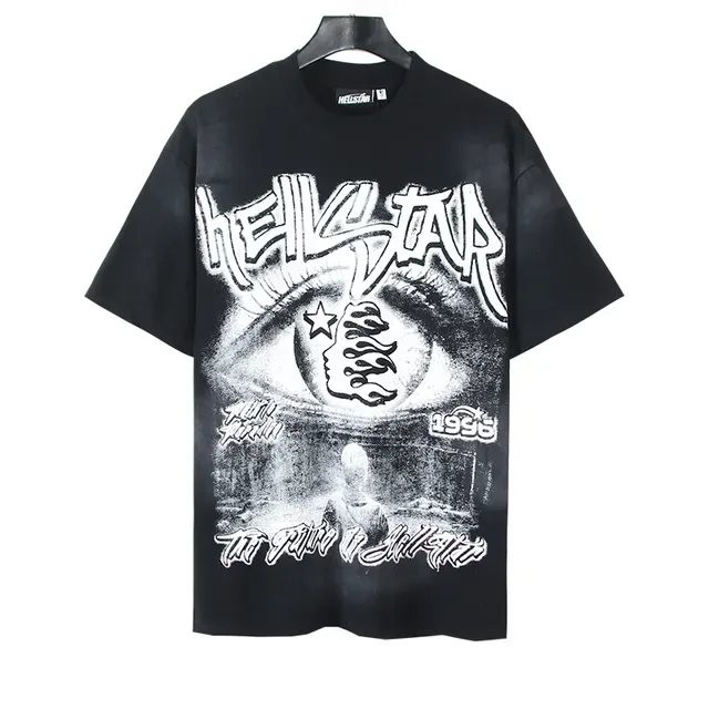 Hellstar Graphic-Print Oversized Black T-Shirt 13