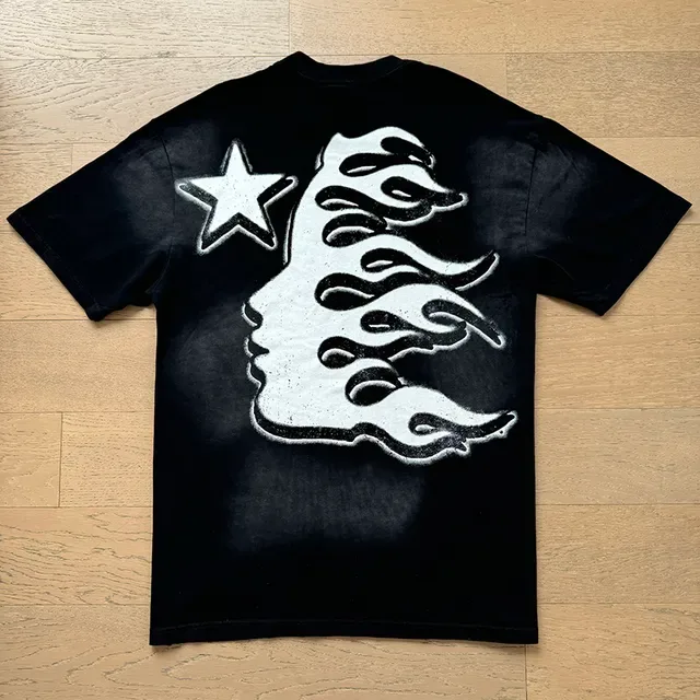 Hellstar Graphic-Print Oversized Black T-Shirt 18